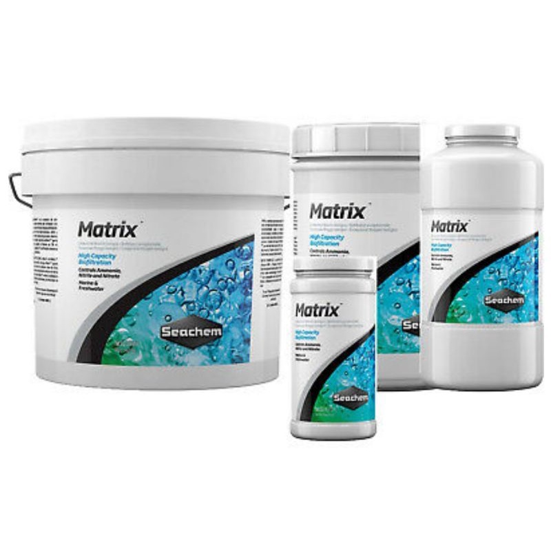 Seachem Matrix 1 ลิตร, 2 ลิตร และ 4 ลิตร วัสดุกรองชีวภาพคุณภาพสูง ใช้กรองได้ทั้ง แอมโมเนีย ไนเตรท ไนไตรท์