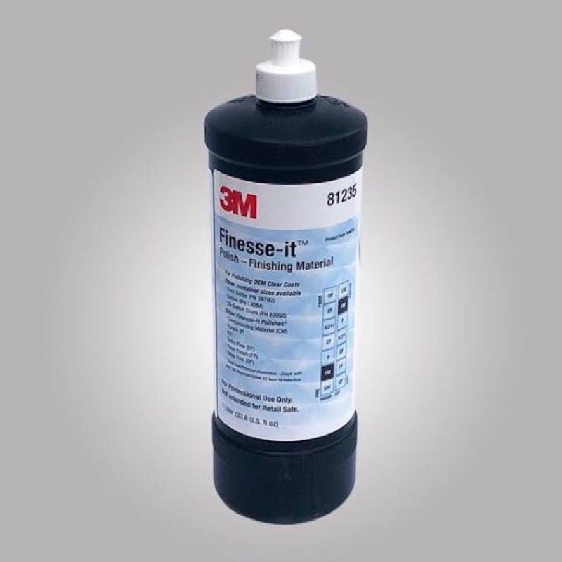 3M 81235 Finesse-it Finishing Material Easy Clean Up นำ้ยาขัดเงาลบรอยขนแมว รอยขีดข่วน รถยนต์ เฟอร์นิ