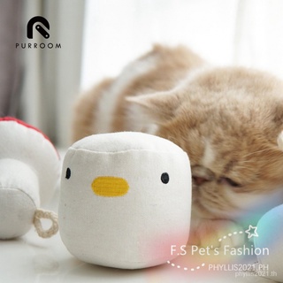 🔥F.S🔥PURROOM ของเล่นแมวน่ารัก/กระดาษหญ้าชนิดหนึ่ง/ของเล่นกันกัดน่ารัก