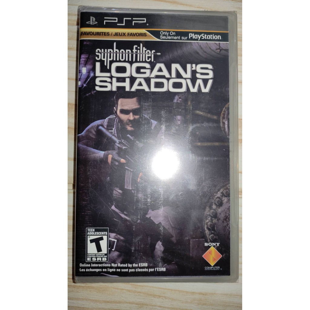 [เหลือ 331.5ใส่ CLUN150 ] (มือ1) PSP​ -​ Syphon Filter : Logan's shadow​ (z1)​