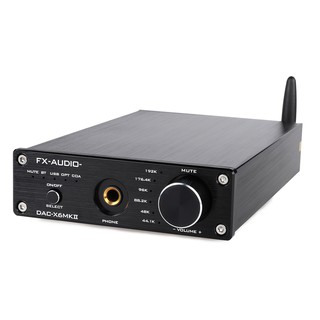 Fx- ชิปถอดรหัสเครื่องขยายเสียง DAC-X6 MKII ESS9018 TPA6120 บลูทูธ 5.0 APTX SPDIF โคแอกเชียล PC-USB RCA USB DAC