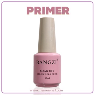 BANGZI PRIMER น้ำยาประสานเล็บกับสีเจล (ใช้ทาก่อนลงเบสเจล ช่วยให้สีติดทนขึ้น)