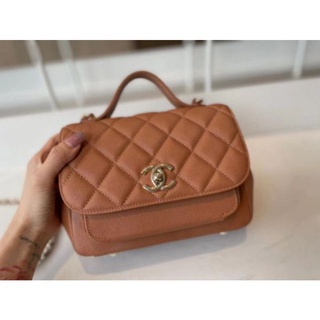 Chanel​ business​ affonity​ Top​ Hamdle​bag​ in​ Cavear​ VIP​ Tan