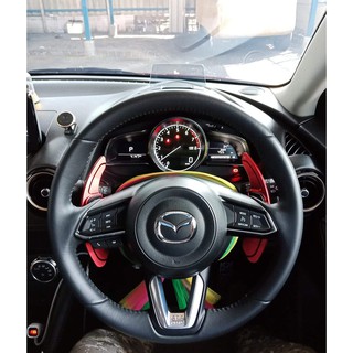 ก้านต่อ แพดเดิ้ลชิฟ ( ก้านเสริม Paddle Shift ) Mazda 2 SkyActiv / Mazda 3 SkyActiv / Mazda CX-3 และ CX-5 SkyActiv สีแดง