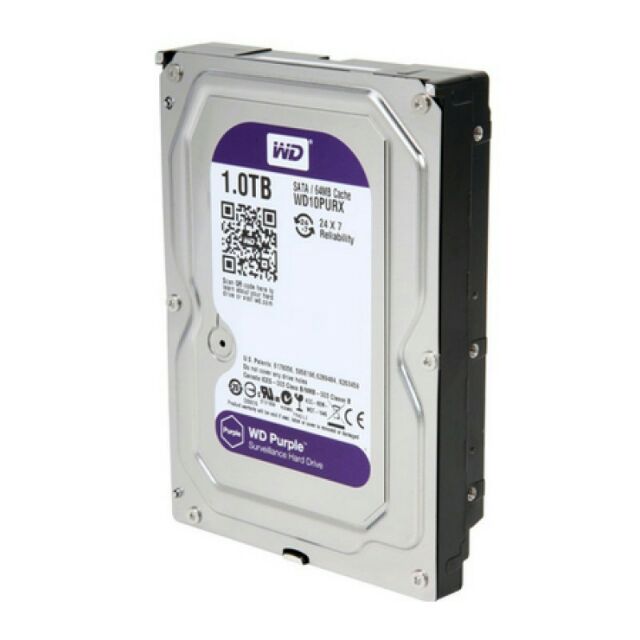 WD Purple 1TB CCTV Surveillance HDD