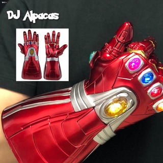 LED Iron Man ถุงมือ Infinity Gauntlet Hulk Thanos เด็กผู้ใหญ่ถุงมือคอสเพลย์ Endgame แขนแขนหน้ากาก Superhero อาวุธ Party