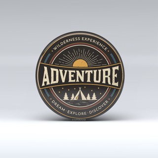 เข็มกลัด Vintage Adventure Camping Outdoor 201909