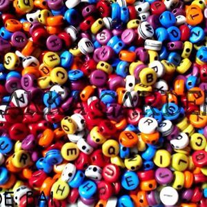 ALPHABET BEADS คละสี