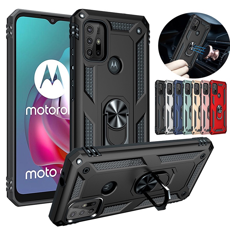 เคสโทรศัพท์มือถือกันกระแทกสําหรับ Motorola Moto G30 G20 G10 360 องศา