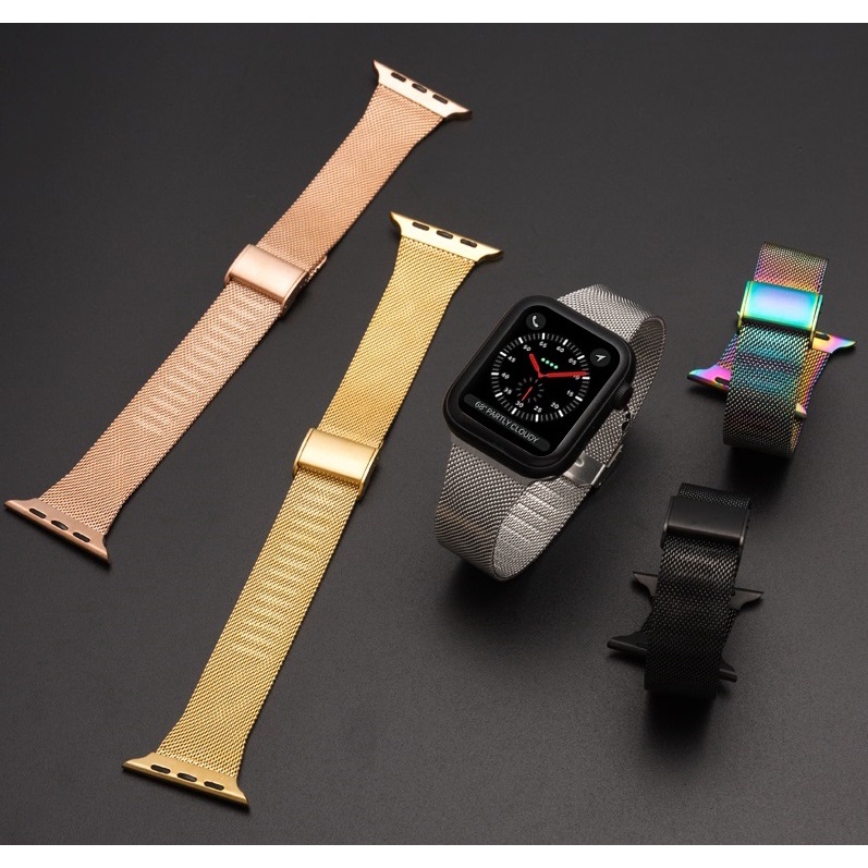 สายนาฬิกา apple watch สายนาฬิกาสำรอง สำหรับ Apple watch Series 1 / 2 / 3 / 4 / 5/6/7  42 มม. 44 มม. 38 มม. 40 มม. สาย applewatch 7