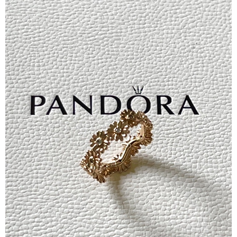 Pandora แท้💯% แหวน Used like new ไซส์ 52