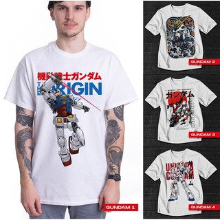 เสื้อยืด Artees GUNDAM เสื้อเชิ้ตสีขาวระเหิด Unisex อะนิเมะ ,Pv