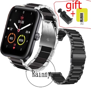 ฟิล์ม maimo smart watch นาฬิกาข้อมืออัจฉริยะ สายนาฬิกาข้อมือสแตนเลสสําหรับ maimo smart watch Watch strap สายโลหะ