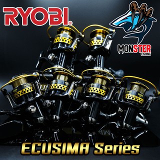 รอกสปินนิ่งเรียวบิ RYOBI ECUSIMA 1000Vi/2000Vi/3000Vi/4000Vi/6000Vi/8000Vi (BLACK)