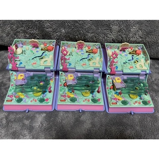 Polly Pocket Sparkling Mermaid Adventure พอลลี่ พ็อคเก็ต เล่มใหญ่ เป็นเล่มที่เกี่ยวกับใต้น้ำ นางเงือก บ้านตุ๊กตา