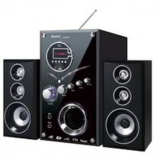 Music D.J. M-M9100A Speaker 2.1Ch + BLUETOOTH, FM,USB,SD,Mic ลำโพง