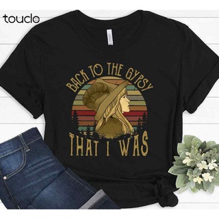 เสื้อยืดสีขาวเสื้อยืด พิมพ์ลาย Back To The Gypsy That I Was Stevie Nicks Fleetwood Mac Concert เหมาะกับของขวัญS-4XL