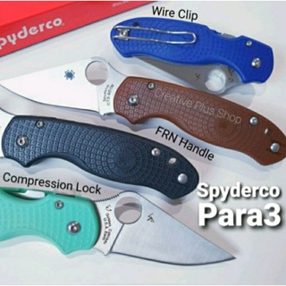 มีดพับ Spyderco Para3,  FRN, C223