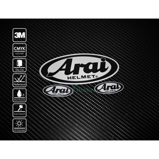 สติ๊กเกอร์ มอเตอร์ไซค์ Sticker หมวกกันน็อค Arai Helmet 164