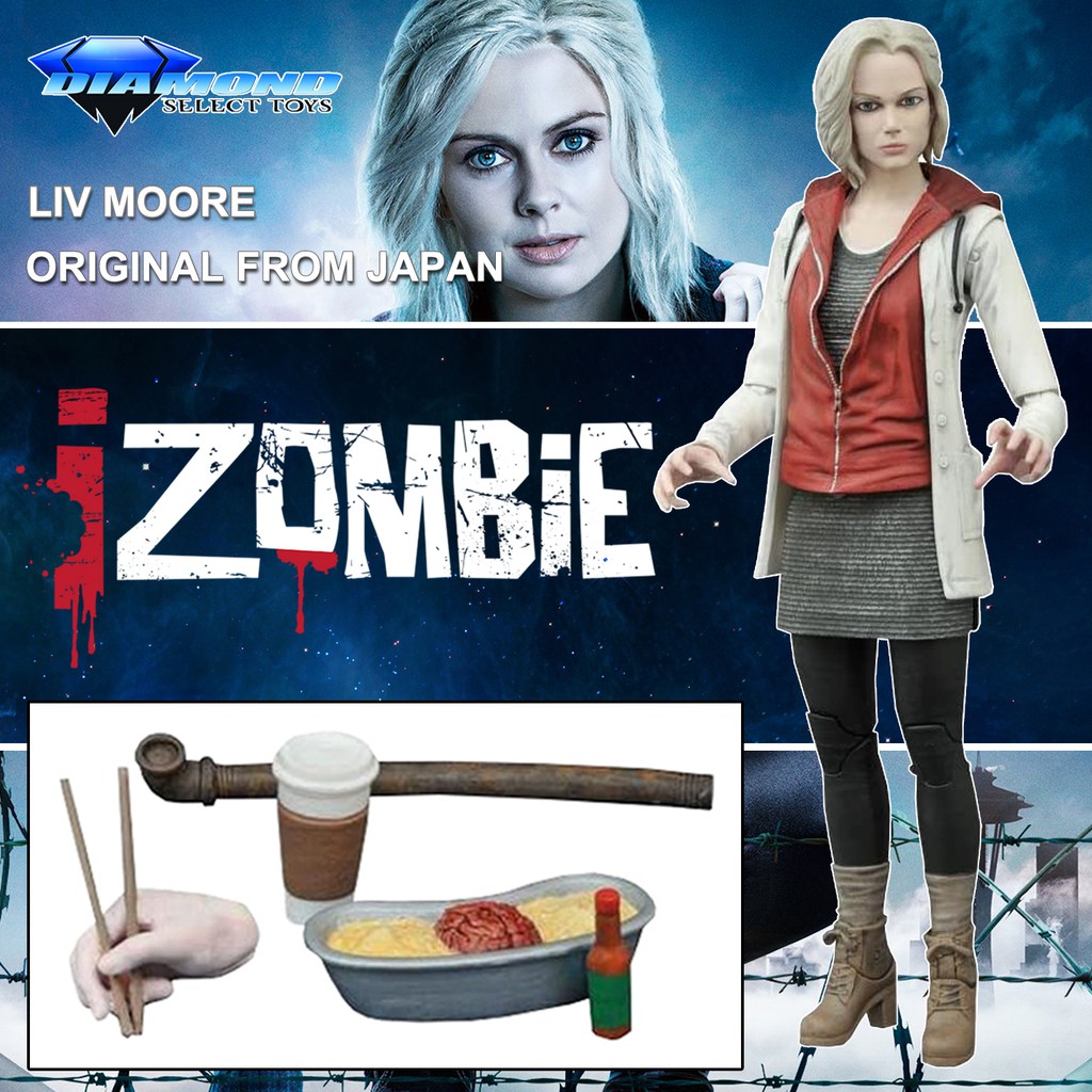 Figma งานแท้ Original ฟิกม่า Diamond Select Toys iZombie TV Series ไอ ซอมบี้ สืบ กลืน สมอง Olivia Li