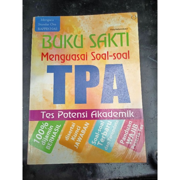 MAGIC BOOK TO MASTER TPA QUESTIONS