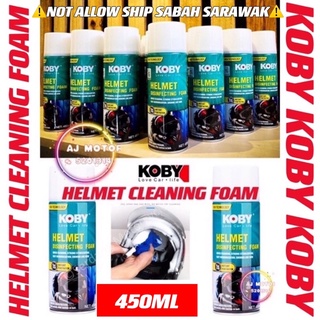 หมวกกันน็อค KOBY โฟมทําความสะอาด 450 มล. หมวกซักผ้า ARC RITZ KYT AGV SPRAY VISOR SHOE KELEDAR MDH ANTI FOG