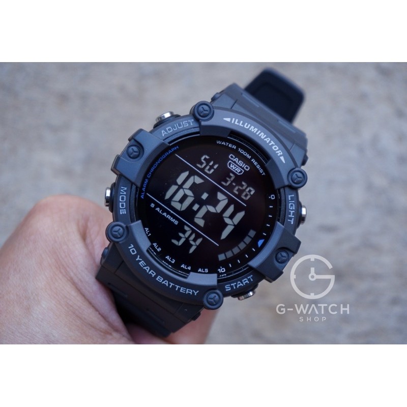 Casio Standard [จอดำ] AE-1500WH-8BV, AE-1500WH-8B, AE-1500WH-8, AE-1500