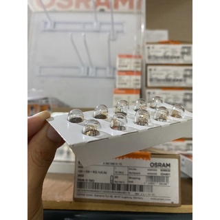 **ยกกลอ่ง** หลอดไฟเสียบเล็ก หลอดไฟหรี่ T10 w5w 12v 5w Osram แท้ จำนวน 1 กล่อง(10 หลอด)