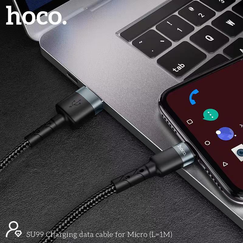 ใหม่สายชาร์จ Hoco SU99 1M 2.4AและSU99 Plus 2M 3.0A สายชาร์จสำหรับ แอนดรอยด์ สำหรับ for L/Micro USB/Type-C ราคา ถูกที่สุด ดีลบีเคเค แกลเลอรีภาพที่ 4