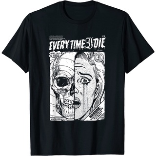 เสื้อยืดผ้าฝ้ายพรีเมี่ยม เสื้อยืด ลายกรีดร้อง Every Time I Die สําหรับผู้ใหญ่