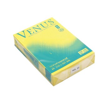 KTS (ศูนย์เครื่องเขียน) กระดาษถ่าย เอกสารสี A4 Venus 80 Gsm. No. 12