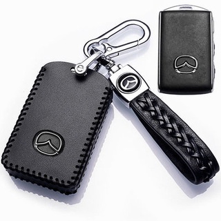 2021 New Mazda 3 Angkesaila Next Generation Key Case หนัง 2020 Horse 3 Car Key Case BUCKLE กรณีกุญแจรถ ปลอกกุญแจ เคสกุญแ