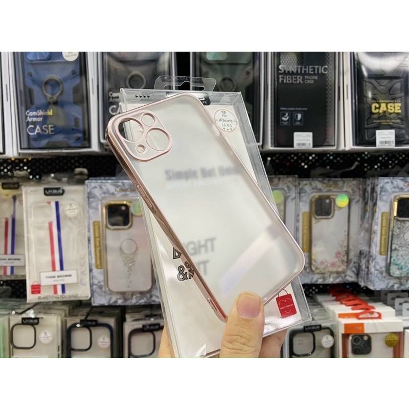เคส ไอโฟน13 6.1 ยืดหยุ่นด้านสี