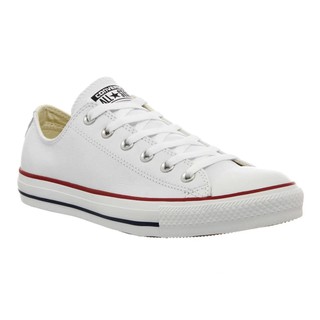 Converse รองเท้าผ้าใบแฟชั่น รุ่น All Star low leather สีขาว