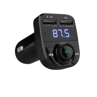 X8USB Car Charger บลูทูธในรถยนต์ ที่ชาร์จไฟมือถือ รับสัญญาณบลูทูธ เครื่องเล่น MP3 FM(X8)