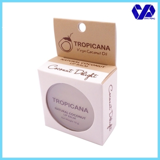 ทรอปิคานาTropicana ลิปบาล์ม โคโคนัทดีไลท์ เนเชอรัล โคโคนัท 10 กรัม