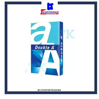 กระดาษถ่ายเอกสาร A4 80 แกรม (500แผ่น) แบรนด์ DoubleA (รีม)