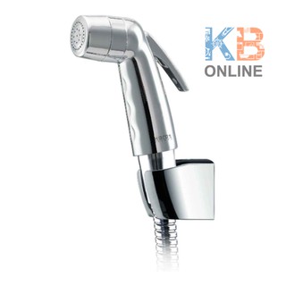 BW01-50 ชุดสายชำระพร้อมสายและขอแขวน โครเมี่ยม Rinsing Spray with Acrylic Hose 120 cm &amp; Holder (Chrome) KARAT FAUCET