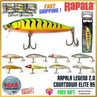 [IGFA] Rapala CDE 35 &amp; 95 เหยื่อตกปลา Rapala COUNTDOWN ELITE LEGEND 2.0 COUNTDOWN ELITE Gewang Rapala