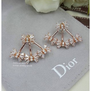 Hiend earrings jewelry grade ต่างหูเพชร cz