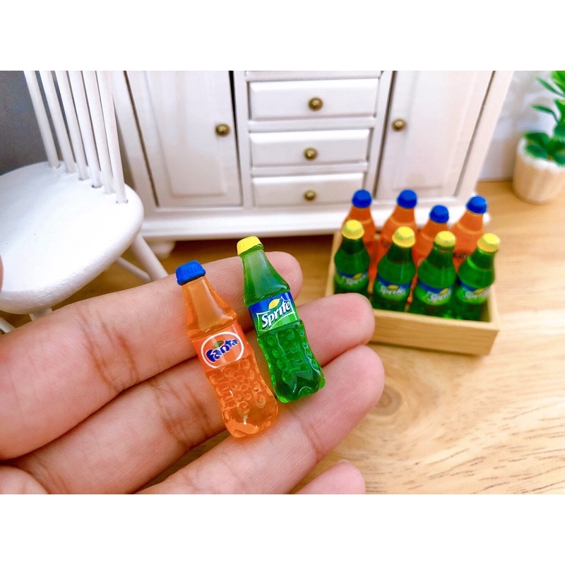 [ของจิ๋ว] โมเดลขวด น้ำอัดลมขนาดจิ๋ว 2 แบบ ราคา/ชิ้น