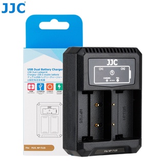 JJC QC 3.0 USB Type-C ที่ชาร์จเร็ว สําหรับแบตเตอรี่ NP-T125 Fuji Fujifilm GFX100 GFX50S GFX50R และกล้องอื่นๆ