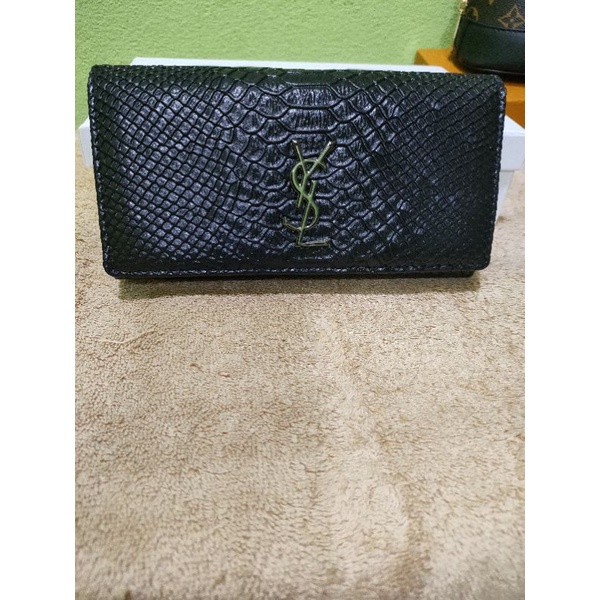 กระเป๋าสตางค์YSLใบยาวสีดำ