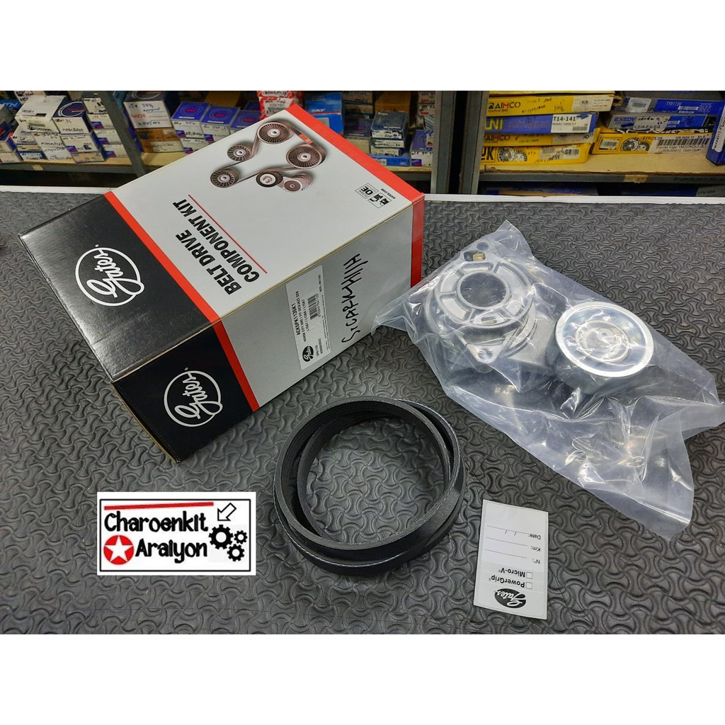 GATES ชุด สายพานหน้าเครื่อง + ลูกลอกตัวดัน HONDA ฮอนด้า Jazz แจ๊ส GE CITY ซิตี้ L15A7 ปี 2008-2012 1