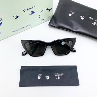 แว่นกันแดด ออฟไวท์ Sunglasses สวยใหม่ คุณภาพดีที่สุด พร้อมส่งค่ะ กันแดดเต็มประสิทธิภาพ UV400 มาพร้อมกล่อง Full Set Box