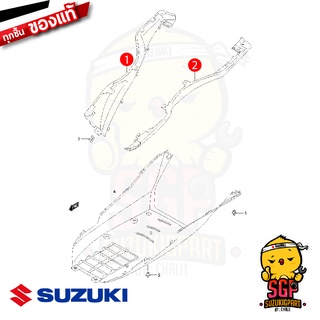 ฝาครอบตัวถัง ตัวกลาง SHIELD, LEG SIDE แท้ Suzuki Burgman 125/200