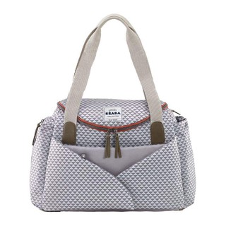 BEABA กระเป๋าเปลี่ยนผ้าอ้อม Sydney II Changing Bag "Play Print" Grey /Coral