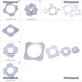 Utilizinggoods☆ Metal Lazy Susan แบริ่งหมุนจาน Turntable Plate Desk Table