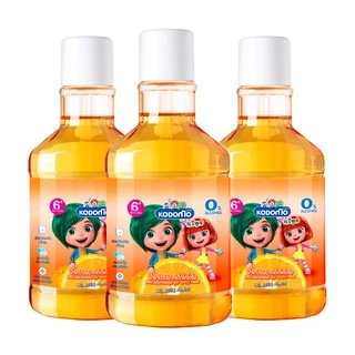 KODOMO x Demon Slayer น้ำยาบ้วนปากเด็ก โคโดโม กลิ่นส้ม 250 ml 3 ขวด