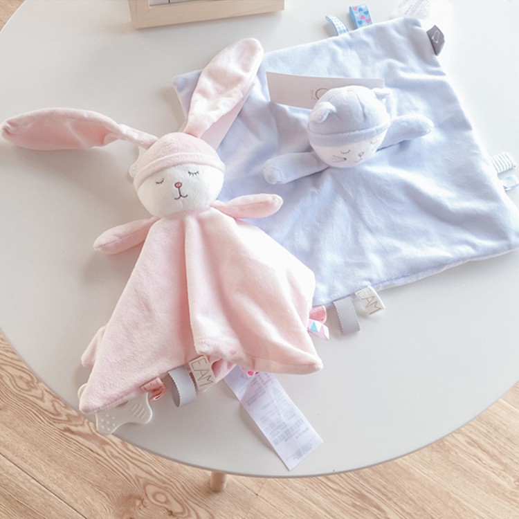 ของเล่นตุ๊กตากระต่าย แบบนิ่ม สําหรับเด็กทารกแรกเกิด อายุ 0-12 เดือน – โปรปัง